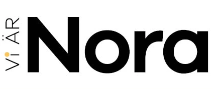 Logotype Vi är Nora